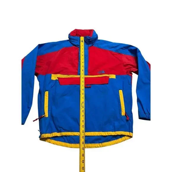Vintage‎ 80s The North Face TNF Men’s Loose Fit Colorful Windbreaker Jacket - S